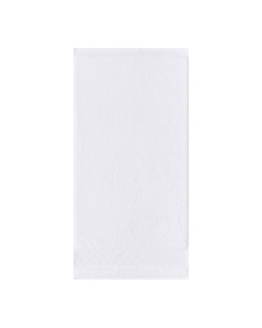 Serviette de bain en coton blanc 30 x 50