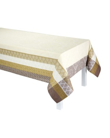Nappe en coton amande 175 x 175