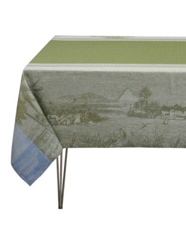 Nappe en lin palmier 175 x 320