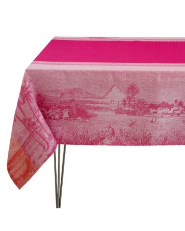 Nappe en lin orchidee 175 x 250