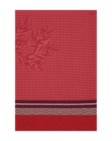 Essuie-mains en coton ocre 54 x 38