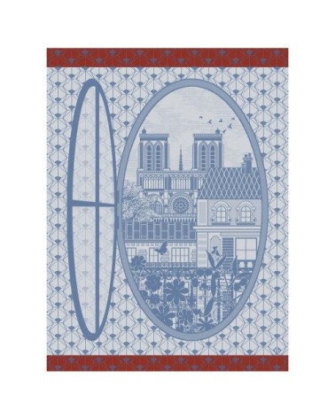 Torchon en coton ciel 60 x 80