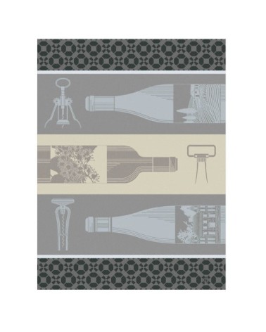 Torchon en coton blanc 60 x 80