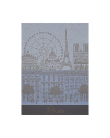 Torchon en coton ciel 60 x 80