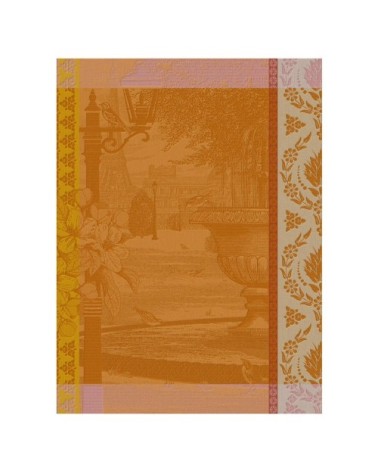 Torchon en coton pensee 60 x 80