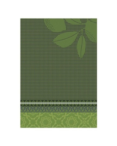 Essuie-mains en coton vert 54 x 38