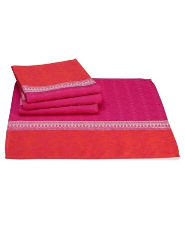 Serviette en lin orchidee 58 x 58