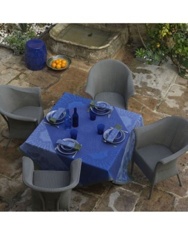 Nappe en lin majorelle 175 x 175