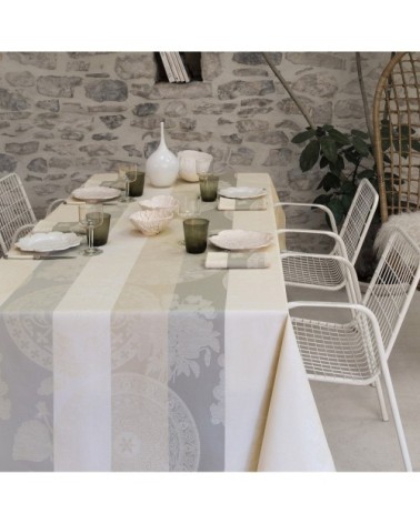 Nappe en coton craie Diam. 175