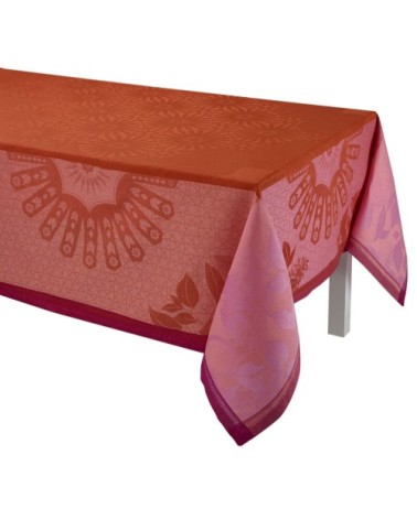 Nappe en lin terracotta 175 x 250