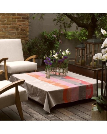 Nappe en coton lin 175 x 175