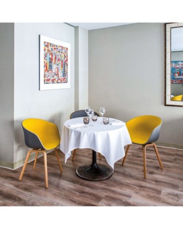 Nappe en coton blanc 175 x 175