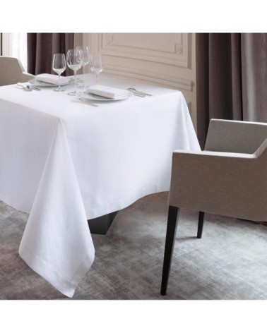 Nappe en coton blanc 175 x 175