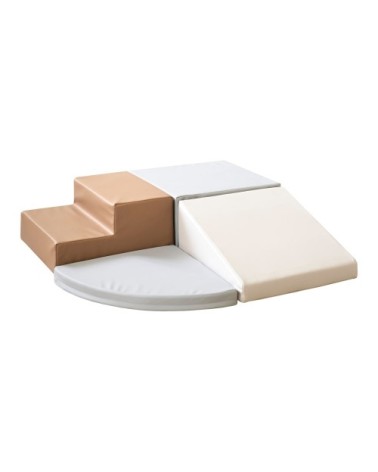 Blocs de construction en microfibre beige