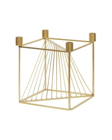 Bougeoir design doré 4 bougies