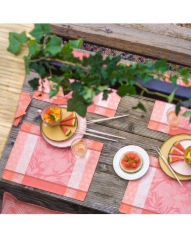 Serviette en coton quartz 58 x 58