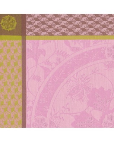 Serviette en coton pivoine 58 x 58