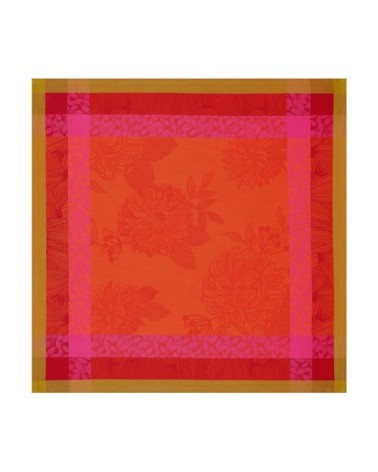 Serviette en coton capucine 58 x 58