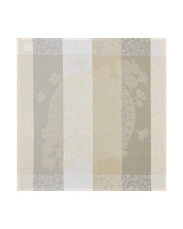 Serviette en coton craie 58 x 58