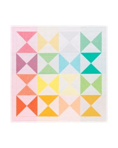 Serviette en coton multico 52 x 52