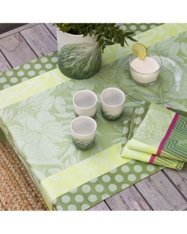 Serviette en coton gazon 58 x 58