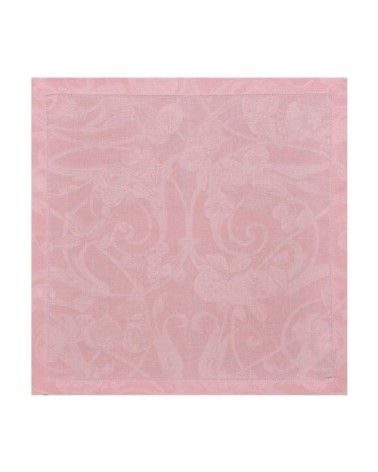 Serviette en lin rose poudre 50 x 50