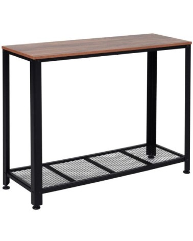 Table console vintage industriel pieds réglables