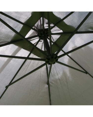 Parasol déporté 3x3m acier gris anthracite