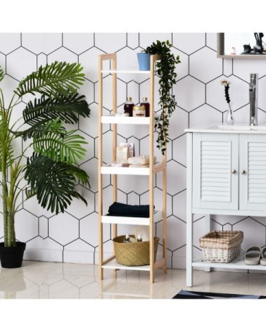 Etagère en bambou paniers avec étagères