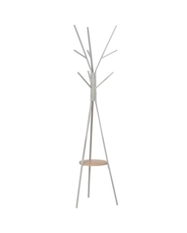 Porte-manteau design branches blanc
