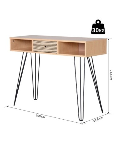 Table console design scandinave graphique