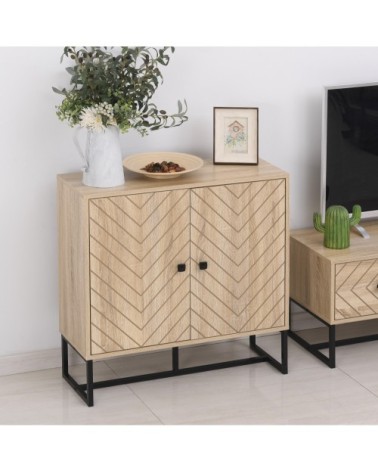 Buffet meuble de rangement 2 portes