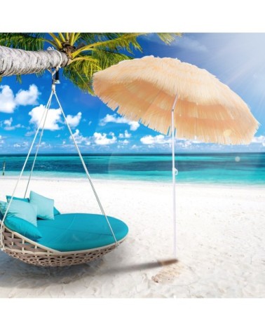 Parasol design Hawaï beige