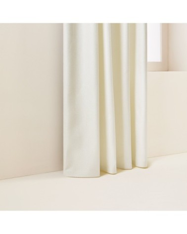Rideau à galon fronceur 135x350 cm Ivoire