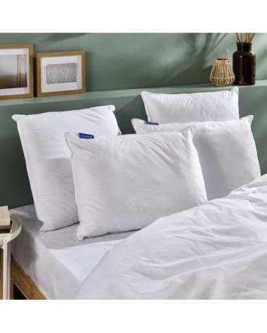 Lot de 2 oreillers confort ferme 65x65cm