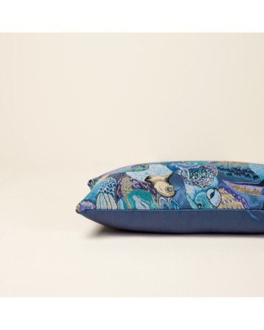 Housse de coussin 28x47 cm Cobalt