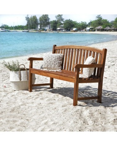 Banc de jardin en teck huilé massif