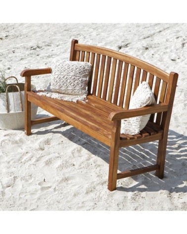 Banc de jardin en teck huilé massif