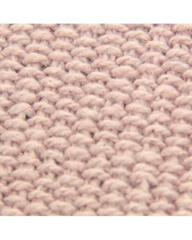 Tapis 100% coton rose poudré 150x200