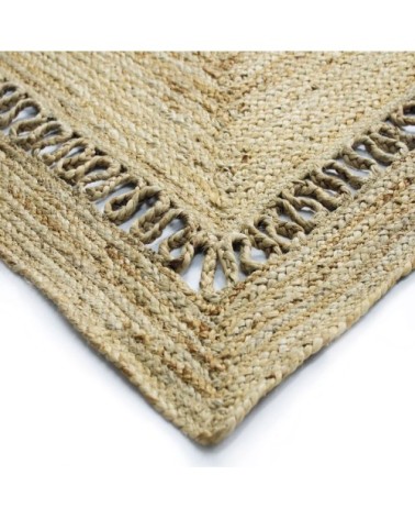 Tapis en jute vague naturel 160x230