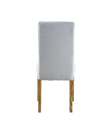 Housse de chaise gris perle, compatible chaise MARGAUX