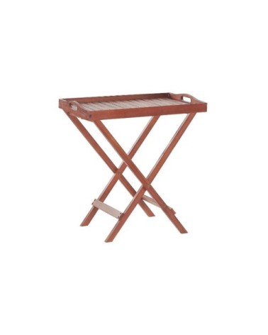 Table compacte en bois d'acacia massif rustique