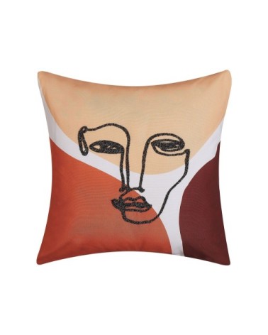 Coussin décoratif en tissu multicolore 45x6cm