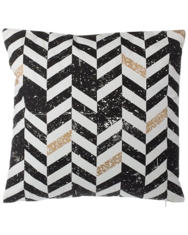 Lot de 2 coussin décoratifs en tissu multicolore 45x12cm