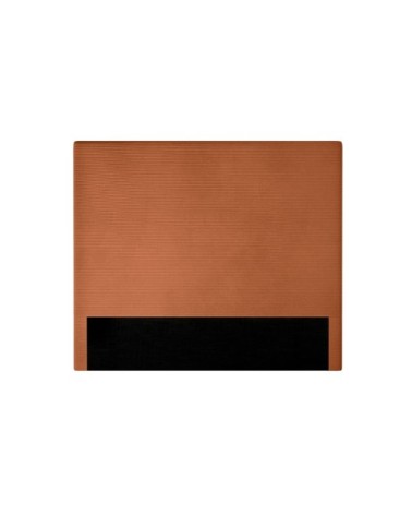 Tête de lit en velours côtelé 160cm - terracotta
