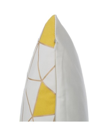 Lot de 2 coussin décoratifs en tissu blanc 45x12cm