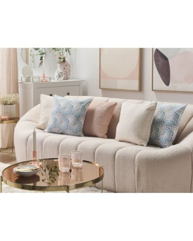 Lot de 2 coussin décoratifs en tissu multicolore 45x12cm