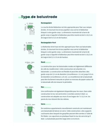 Bar table pour balcon en pin balustrade mural