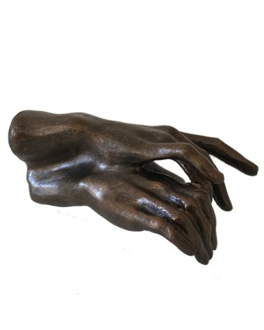 Figure deux mains en résine L10cm