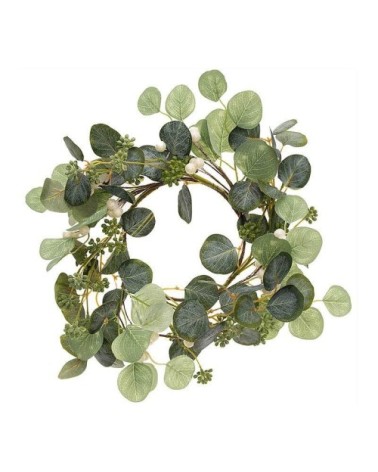 Couronne de baies blanches D17cm